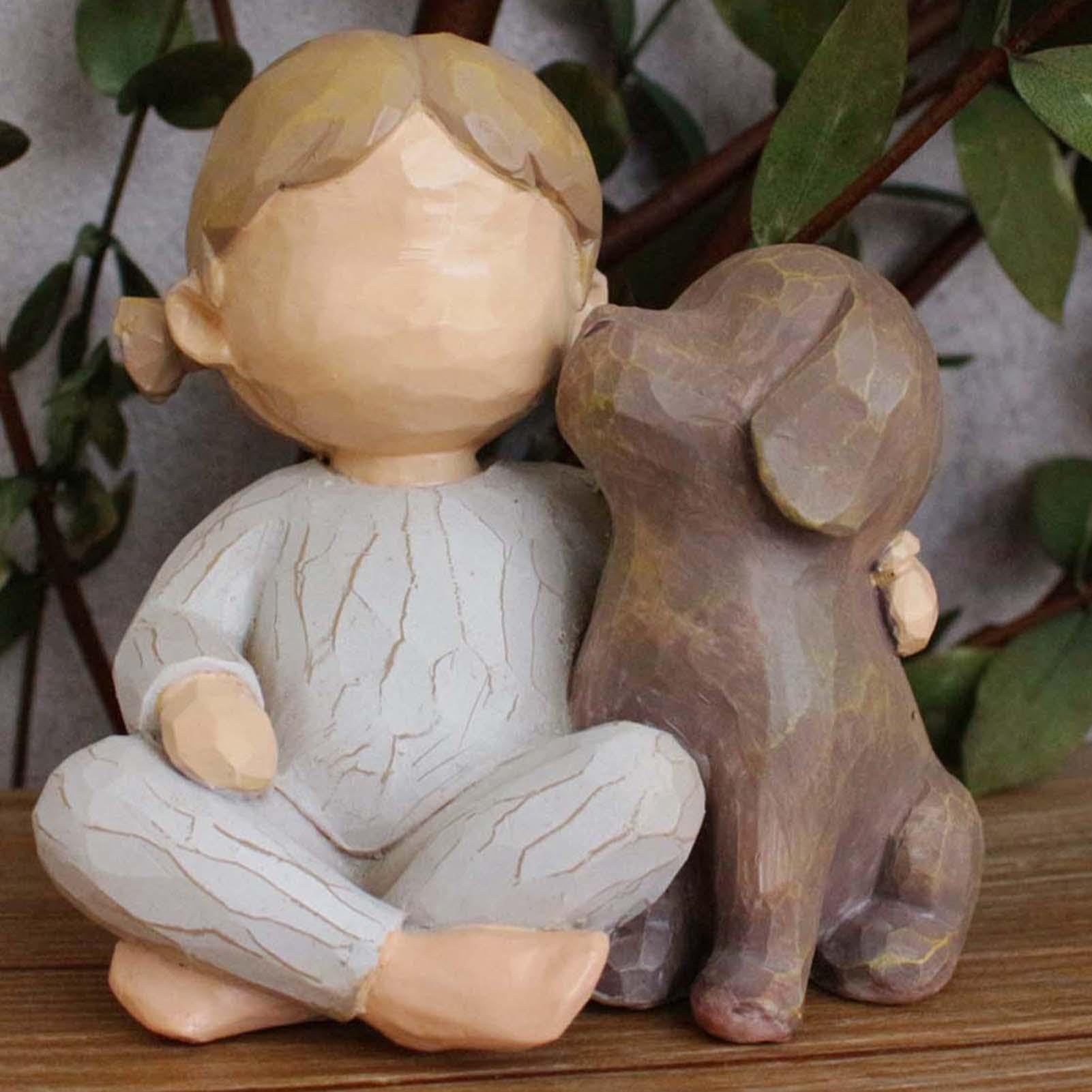 最終お値段❤️ 天然石 象 犬 カービング